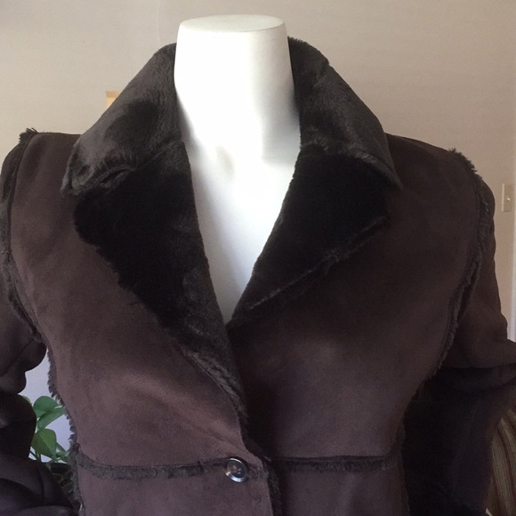 Cache suede coat - Picture 2 of 9